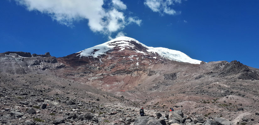 volcán Chimborazo en Ecuador