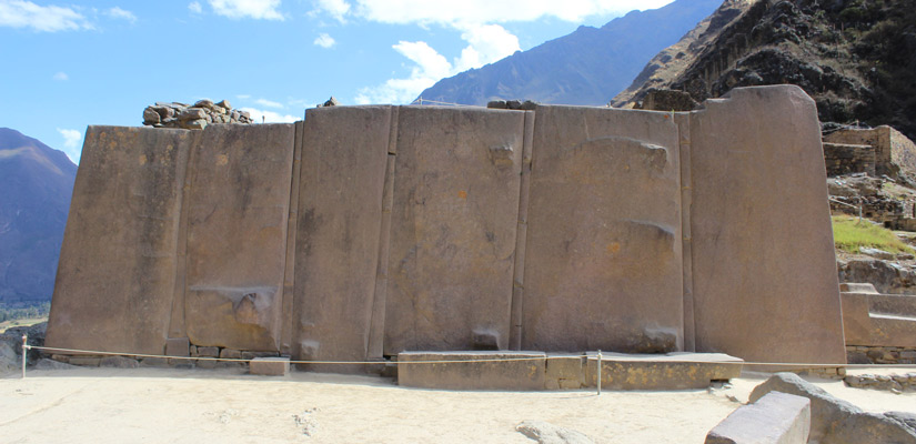 stone monument temple of the sun essential to do in ollantaytambo
