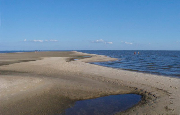 Merin lagoon in Uruguay