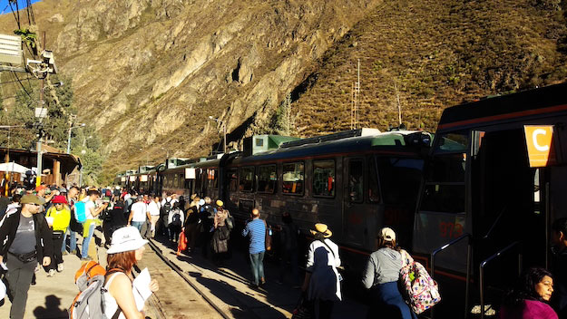 train to Machu Picchu peru