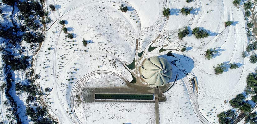 vista aerea de chile nevada