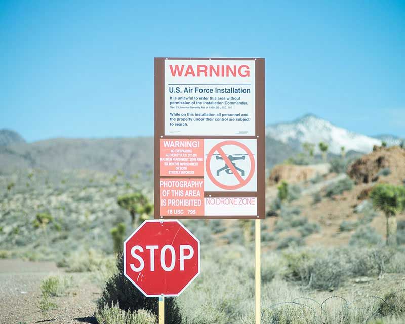 Area 51 warning
