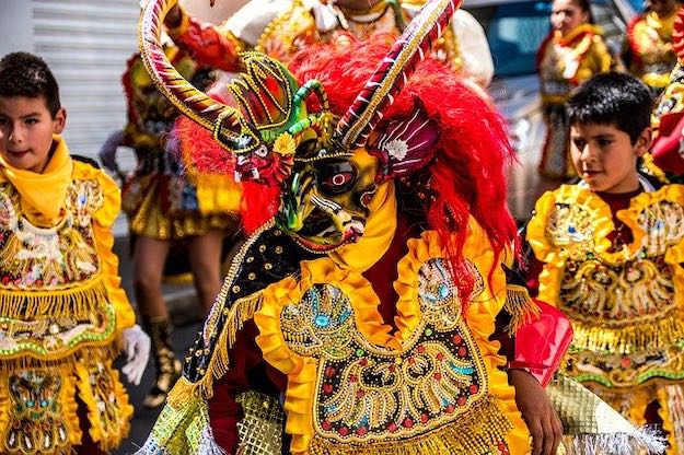 Oruro carnival in Bolivia