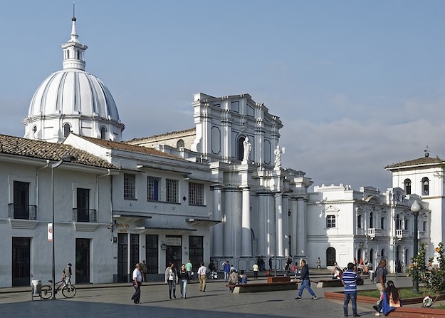 Catedral centro histórico Popayán Colombia