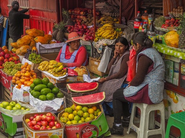 The witches market la paz bolivia