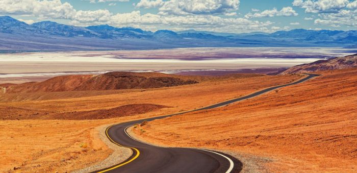 carretera desierto estados unidos