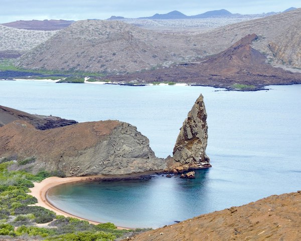 Pinnacle Rock in Bartolome Island