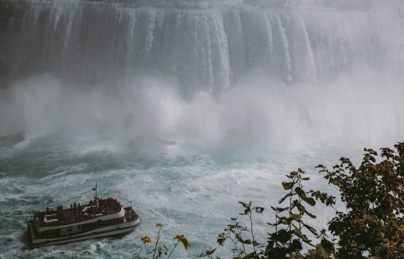 visita en barco a las cataratas del Niagara