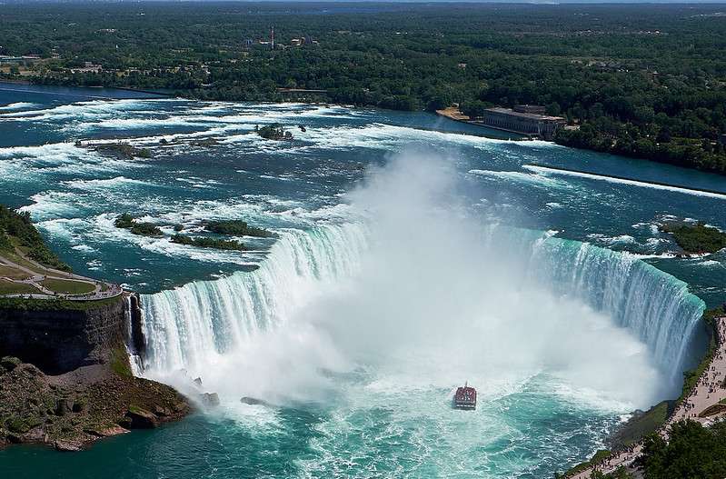 vistas aereas de las cataratas del Niagara