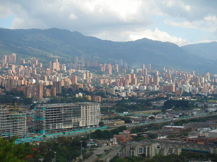 Ciudad de Medellín en Colombia