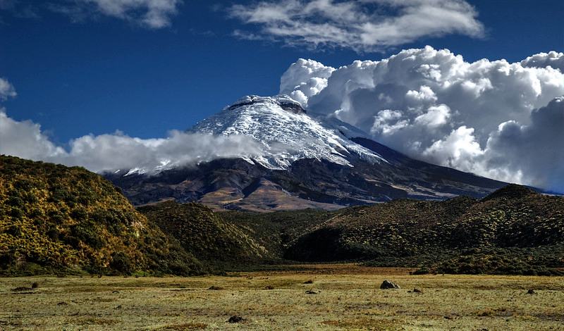 volcán Cotopaxi en Ecuador