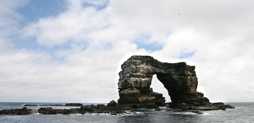 rocks darwin island in galapagos ecuador