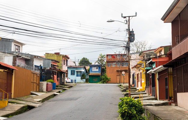 calles de San José en Costa Rica