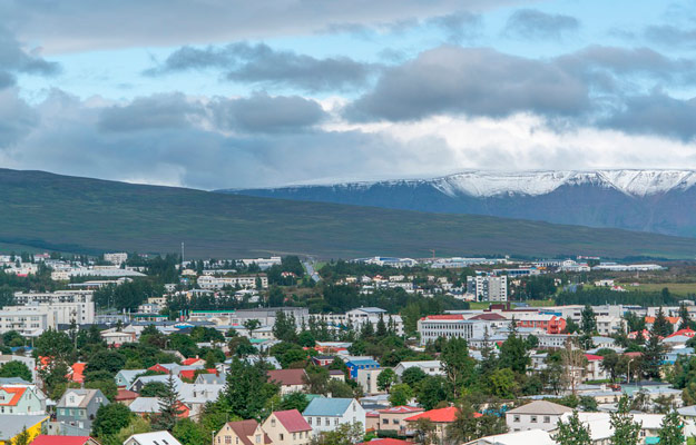 Vistas ciudad de Akureyri