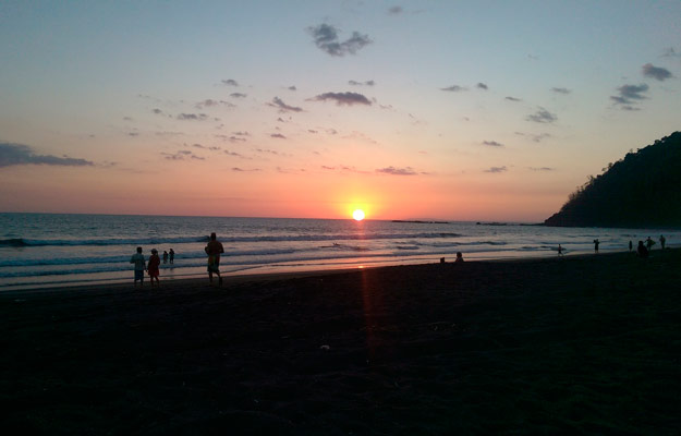 Costa Rica Beach sunset