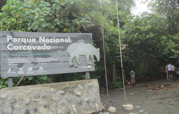 Entrada al Parque Nacional de Corcovado