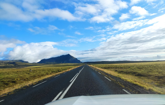 Vistas de la carretera islandesa