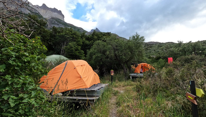 camping area refugio cuernos