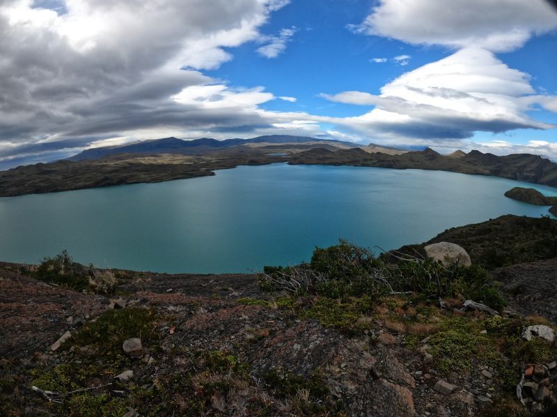 Views of Lake Nordenskjold in Torres del Paine National Park, Chilean Patagonia